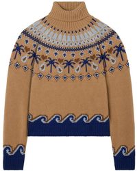 Alanui - Truien & Vesten ,Veelkleurig ,Wol Sweet Winter Turtleneck - Lyst