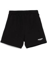 Represent - Zwarte Elastische Taille Shorts Met Zakken - Lyst