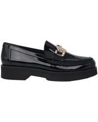 Högl - Schwarze/beige loafer stilvolles design,weiße loafer schuhe - Lyst