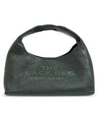 Marc Jacobs - Tassen ,Groen ,Leer The Sack Mini Handtas - Lyst