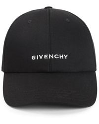 Givenchy - Accessoires ,Zwart ,Katoen Zwarte Hoeden & Petten Aw 25 - Lyst