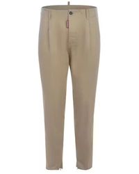 DSquared² - Katoenen Broek Met Logo Detail - Lyst