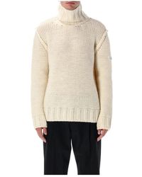 MM6 by Maison Margiela - Chunky Wool Turtleneck Jumper - Lyst
