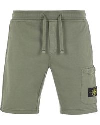 Stone Island - Cargo bermuda shorts in regular fit - Lyst