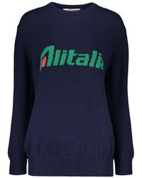 Alberta Ferretti - Round-Neck Knitwear - Lyst