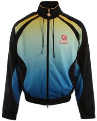 CASABLANCA - Hoodies & Sweatvesten ,Veelkleurig ,Polyester Trainingsjas - Lyst