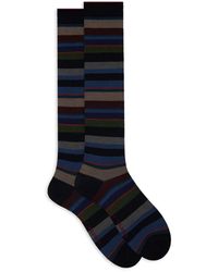 Gallo - Lange blaue socken - Lyst