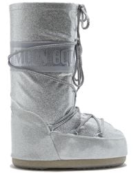 Moon Boot - Icon Glitter Snow Boots - Lyst