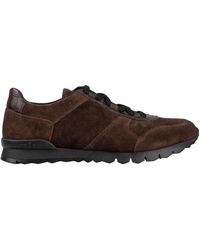 Kiton - Leren Suède Sneakers Met Krokodillenleer - Lyst
