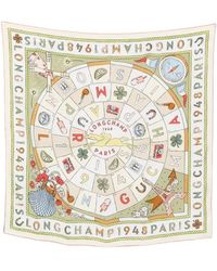 Longchamp - Silky Scarves - Lyst
