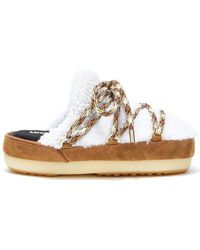 Moon Boot - Shearling Mules Winterlaarzen - Lyst