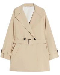 Weekend by Maxmara - Jassen ,Katoen Wkdovatta Trenchcoat - Lyst