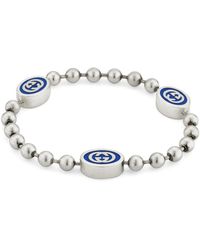 Gucci - Accessoires ,Grijs ,Armband - Lyst