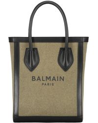 Balmain - Tote Bag With Logo - Lyst