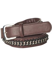 Munthe - Accessoires ,Bruin ,Leer Riem - Lyst
