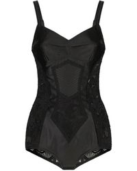 Dolce & Gabbana - Panelled Bodysuit - Lyst