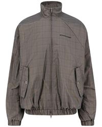Balenciaga - Madras Nylon Jacket - Lyst
