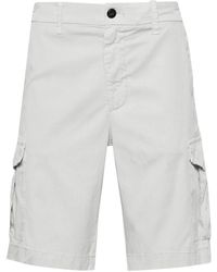 Eleventy - Cargo-shorts aus baumwoll-/lyocell-mix,cargo shorts mit lyocell-mix - Lyst