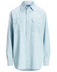 Ralph Lauren - Blouses & shirts > denim shirts - Lyst