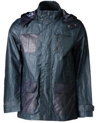 Geox - Utility-jacke mit abnehmbarer kapuze - Lyst