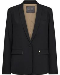 Mos Mosh - Jassen ,Zwart ,Polyester Vrouwelijke Zwarte Blazer Mmphoebe Miley - Lyst