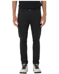 Replay - Schwarze denim jeans - Lyst