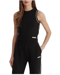 Guess - V6Gp17 K3215 Mouwloze Top - Lyst