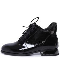 CESARE GASPARI - Glänzende Schnürstiefeletten Margo - Lyst