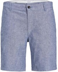 Jack & Jones - Slim fit chino shorts mit reißverschluss und knopf - Lyst