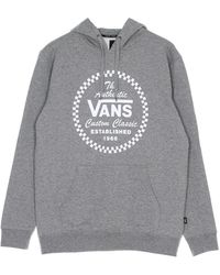 Vans - Athletic po hoodie - cement heather - Lyst