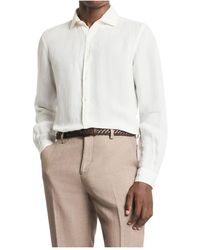 Fay - Overhemden ,Wit ,Camicia - Lyst