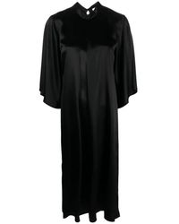 Forte Forte - Elegante vestido midi negro - Lyst