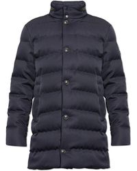 Moncler - Vallonpierre Hooded Long Down Jacket - Lyst