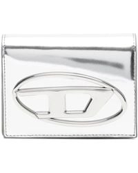 DIESEL - Accessoires ,Grijs ,Leer 1Dr Wallet Strap - Lyst