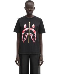 A Bathing Ape - Abc Camo Shark T-Shirt - Lyst