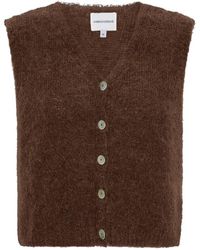 American Dreams - Truien & Vesten ,Bruin ,Wol Telma Vest - Lyst