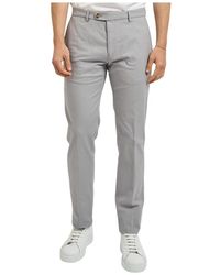 Bugatti - Broeken ,Grijs ,Katoen Chino Broek - Lyst