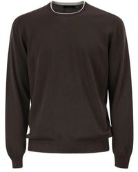 Fay - Baumwoll-Rundhalspullover - Lyst