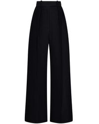 KHAITE - Wide Trousers - Lyst