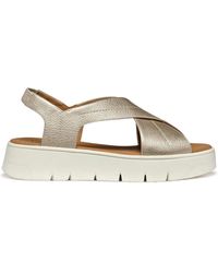 Geox - Flat Sandals - Lyst