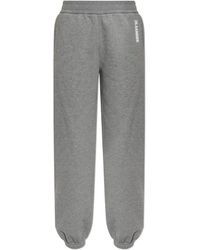 Jil Sander - Sweatpants Met Geprint Logo - Lyst