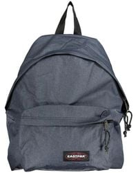 Eastpak - Zaino imbottito blu con applicazione - Lyst
