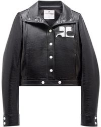 Courreges - Courrèges Vinyl Reedition Jacket - Lyst