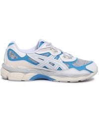 Asics - Schoenen ,Wit ,Gel-Nyc Wit/Dolfijn Blauwe Schoenen - Lyst
