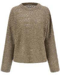 Brunello Cucinelli - Round-Neck Knitwear - Lyst
