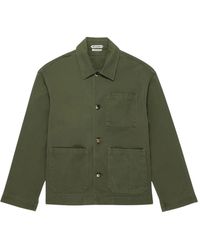 JW Anderson - Jassen ,Groen ,Katoen Patch Pocket Jacket - Lyst