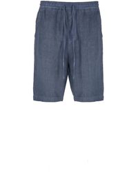 120% Lino - Casual shorts - Lyst