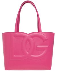 Dolce & Gabbana - Leder shopper tasche - Lyst