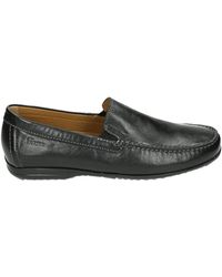 Sioux - Schoenen ,Zwart ,Leer Zwarte Instappers Met Leren Zool - Lyst