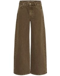 My Essential Wardrobe - Weite Bein Tabakbraune Hose - Lyst